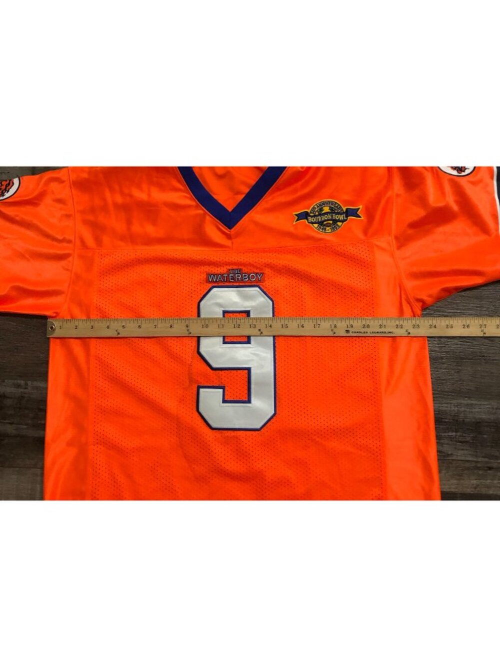 The Water Boy Bobby Boucher #9 Large Footfall Jersey Movie Promo Adam Sandler - Picture 5 of 6